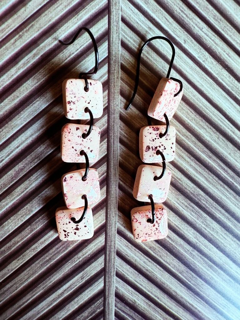 Blush Stack Dangles