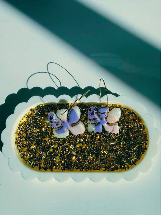 Frosted Flora Hoops
