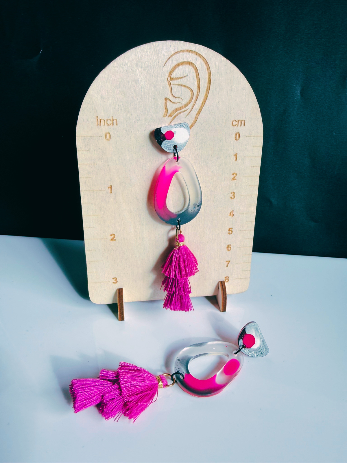 Swirl & Flutter Dangle Earrings