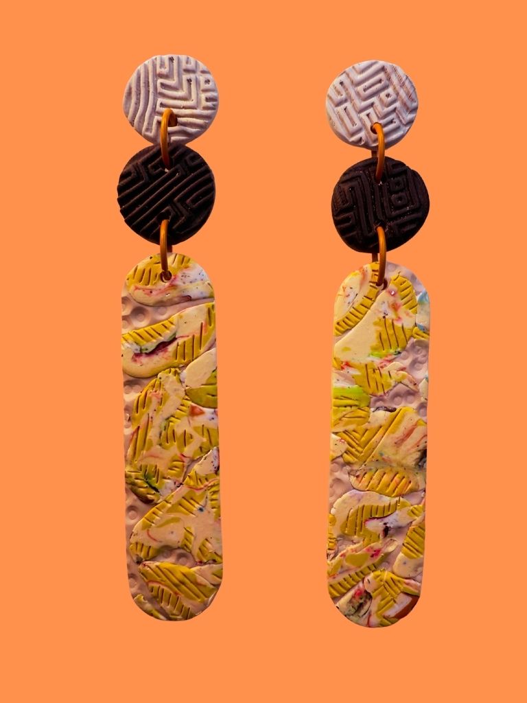 Earth & Shadow Dangles