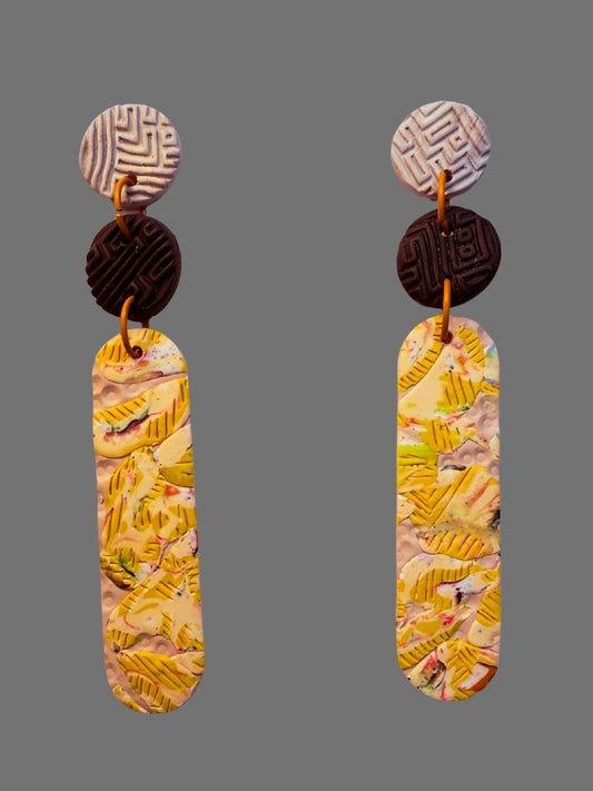 Earth & Shadow Dangles