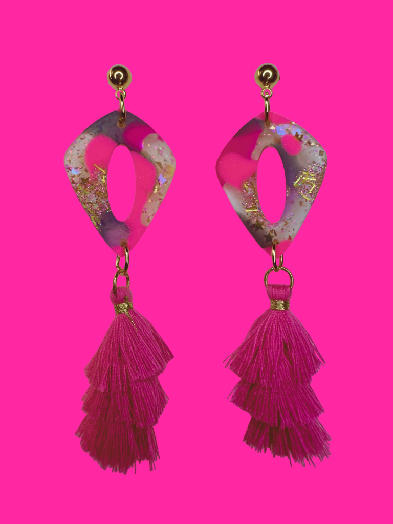 Rose Cascade Dangles