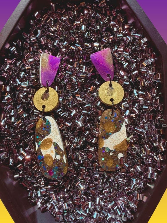 Gilded Mirage Dangles