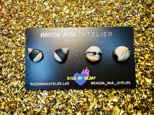 Stripes & Shimmer - Double Stud Pack