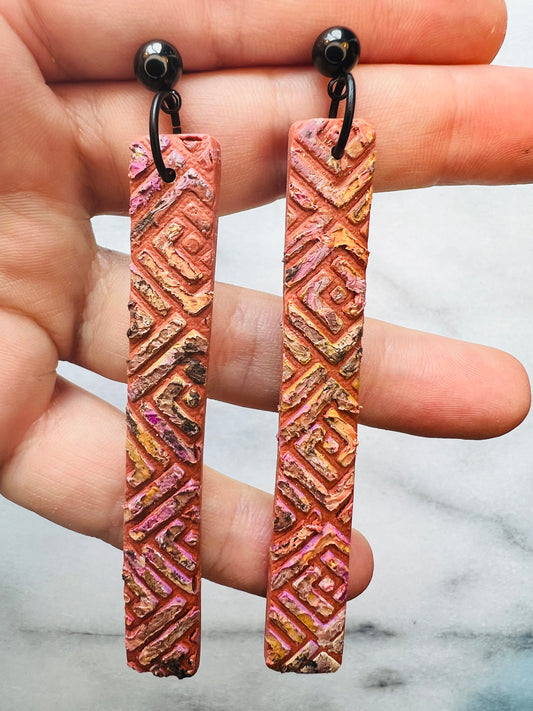 Abstract Artifact - Long Layered Drops