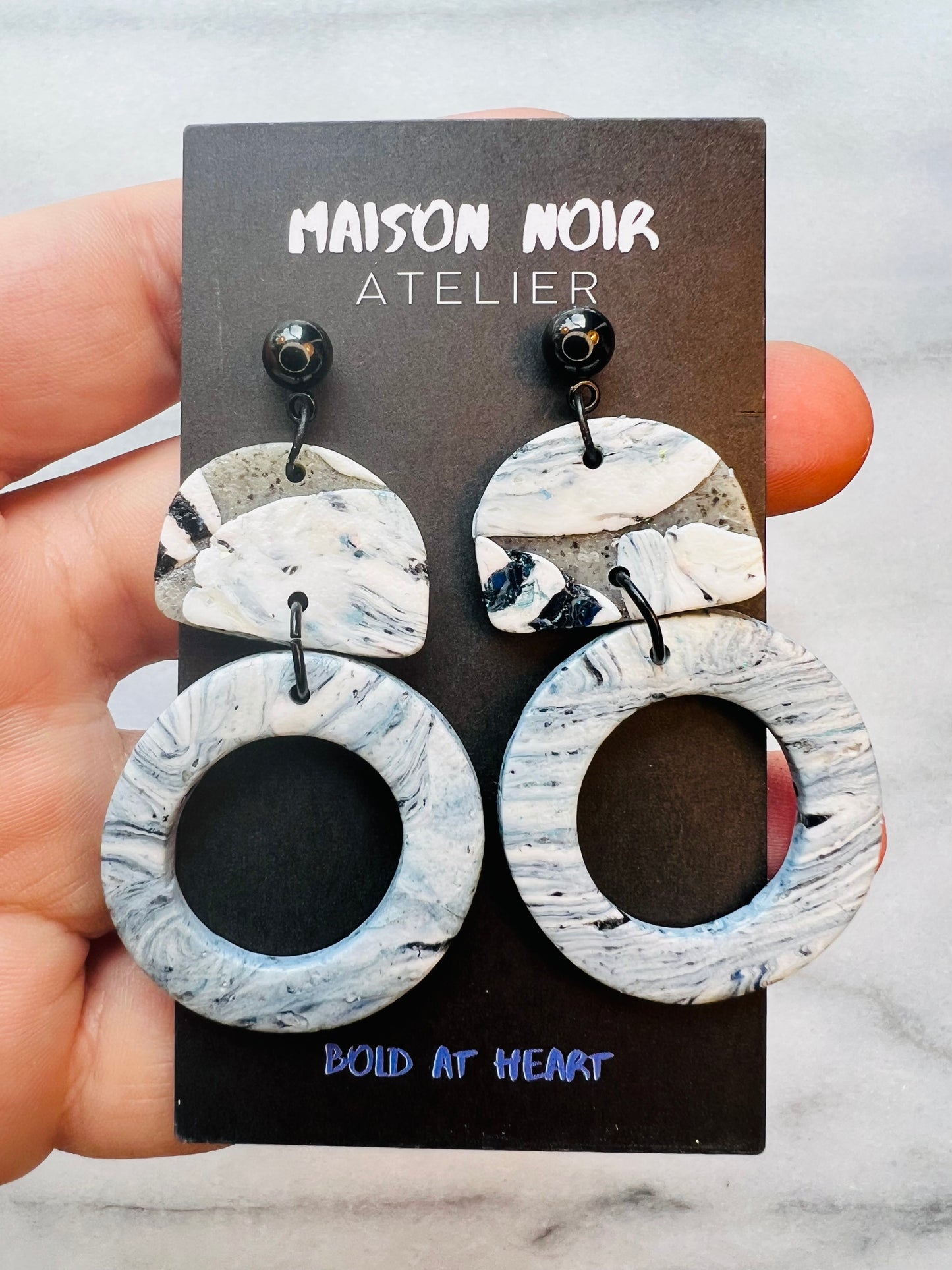 Ocean Relic - Arch Hoop Drops