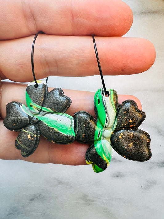 Bloom Dissonance - Flower Hoop Drops