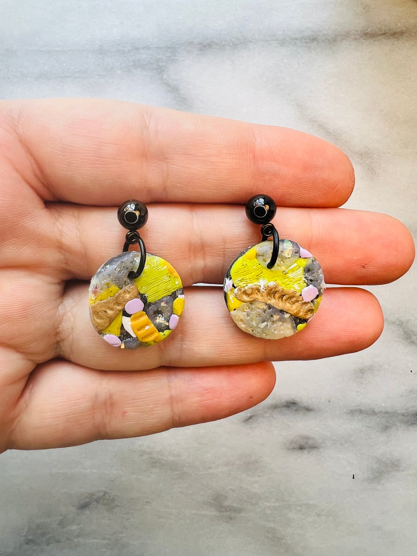 Opal Interruption - Stud Drops