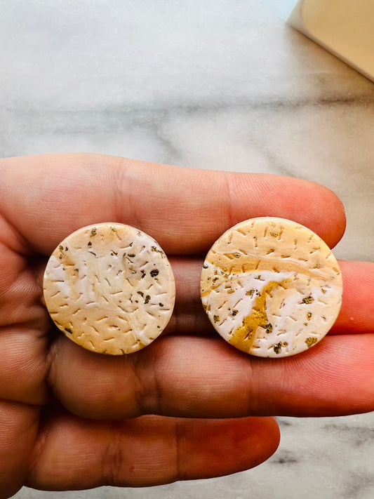 Golden Whisper - Confetti Studs II