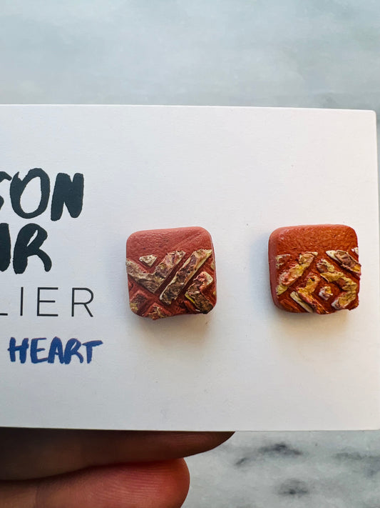 Abstract Artifact - Square Studs