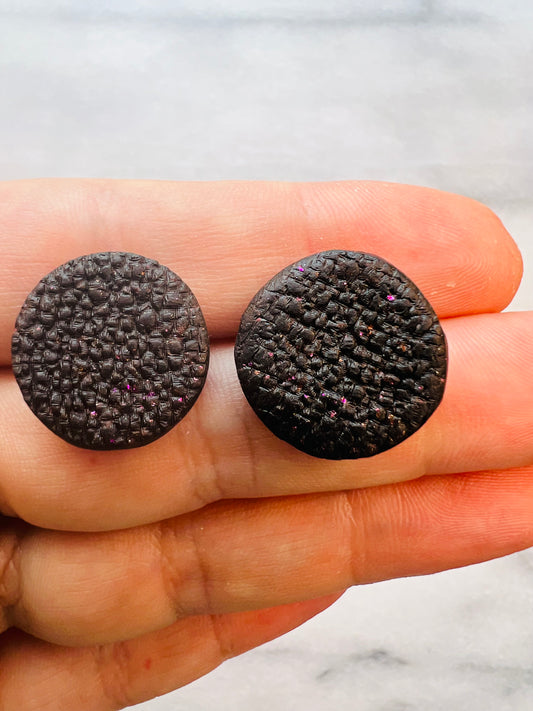 Hidden Heat - Noir Studs