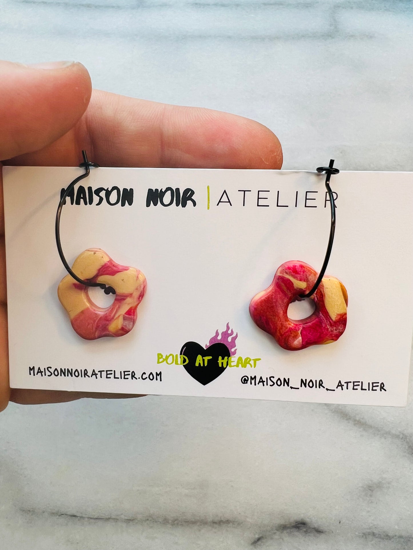 Marble Botanica Hoops