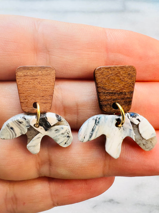 Granite Garden - Petite Stone Flower Dangles