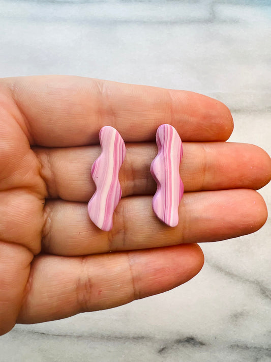 Soft Swerve - Mauve Marbled Studs