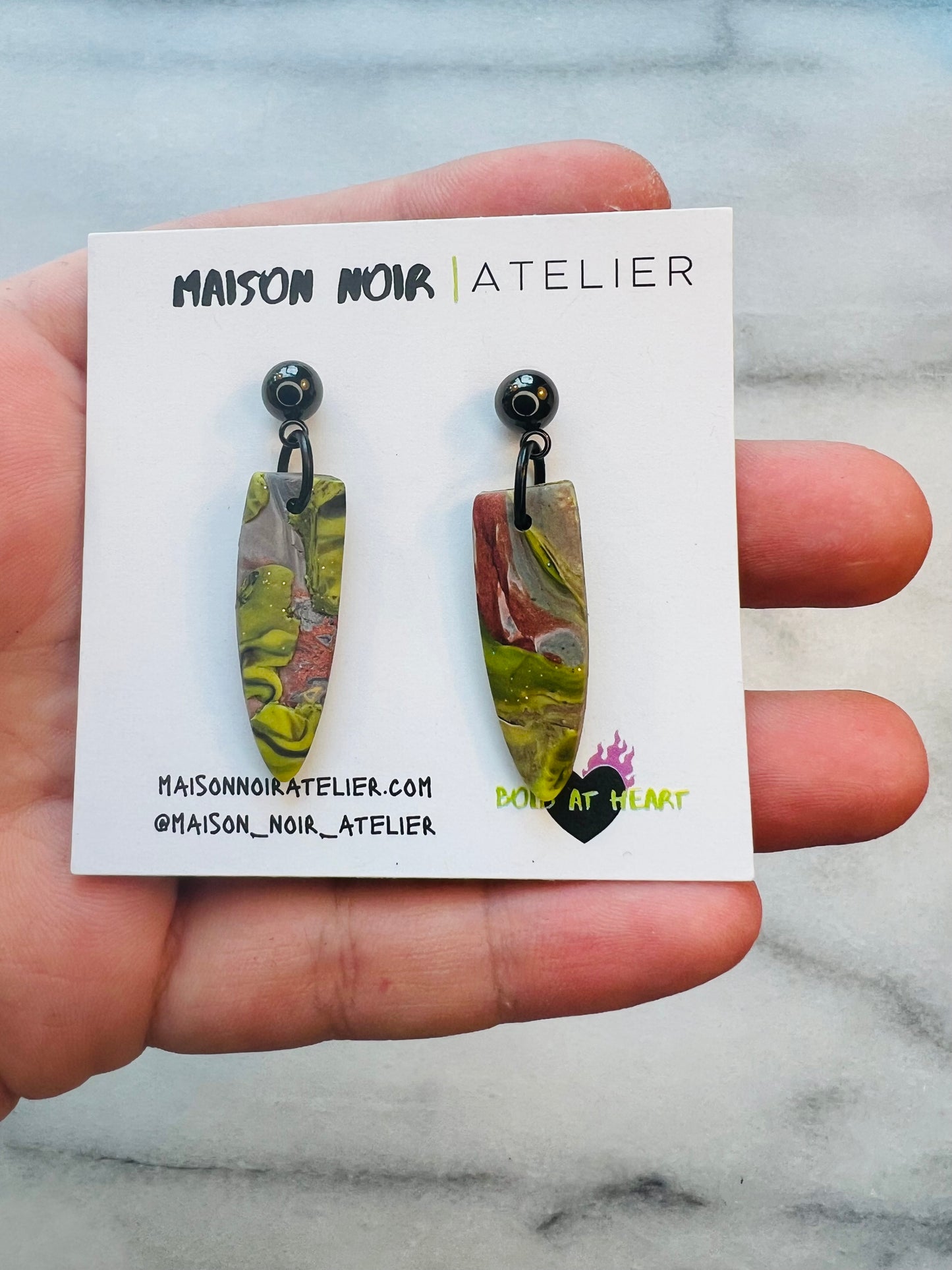 Jungle Patina - Small Dagger Drops