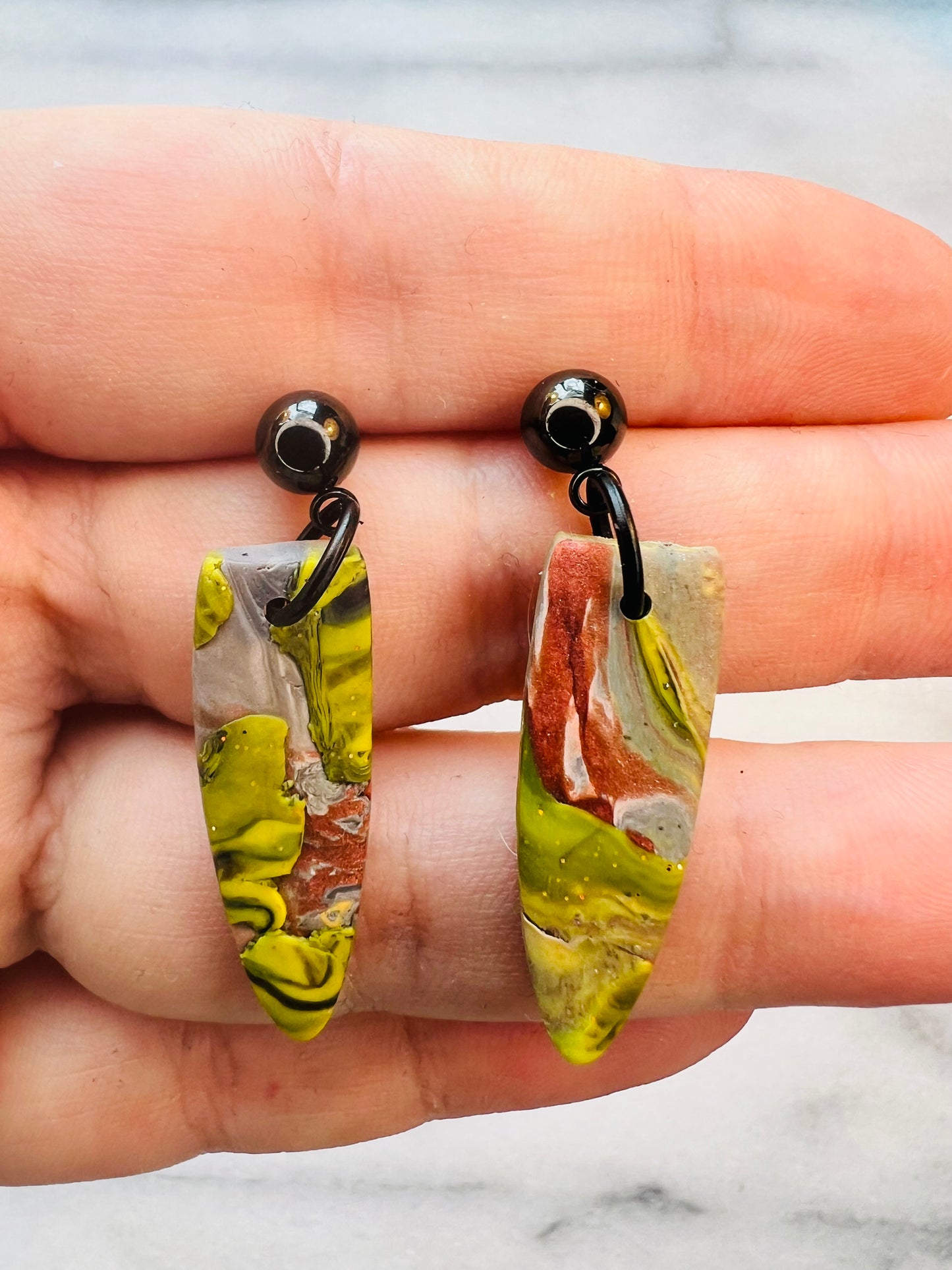 Jungle Patina - Small Dagger Drops