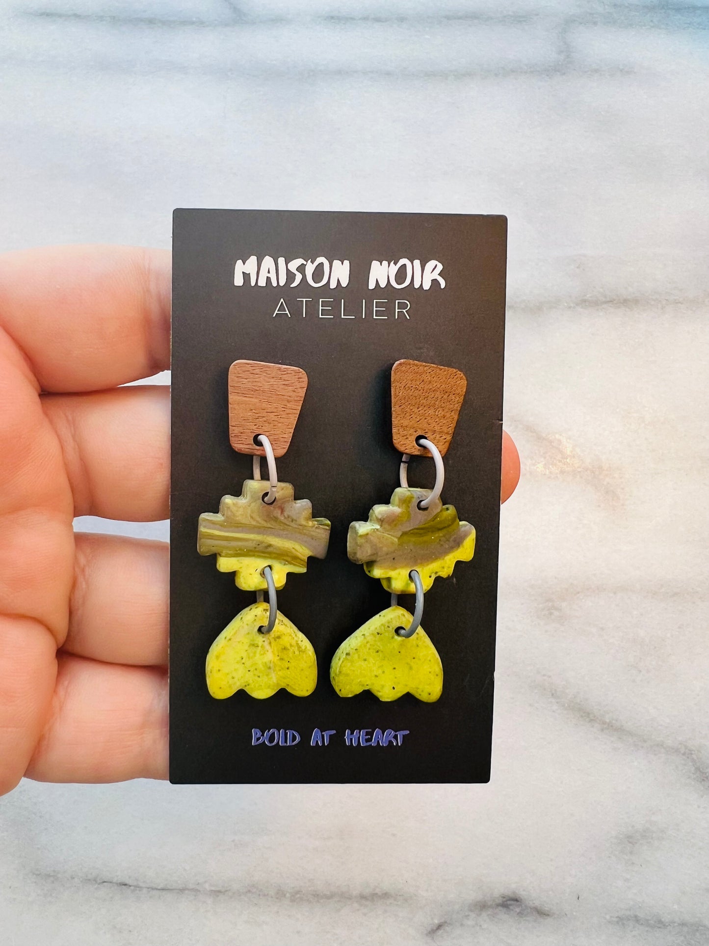 Aztec Bloom - Marbled Granite Moss Drops