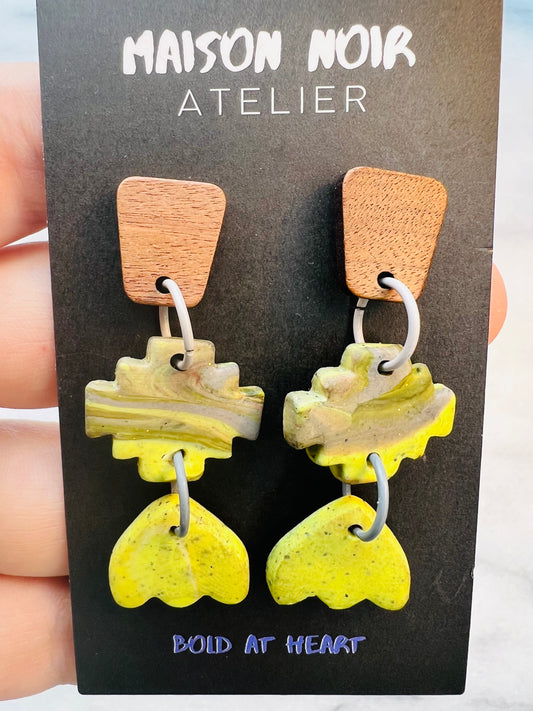 Aztec Bloom - Marbled Granite Moss Drops