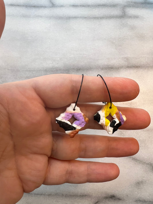 Moroccan Electric Spring Hoops