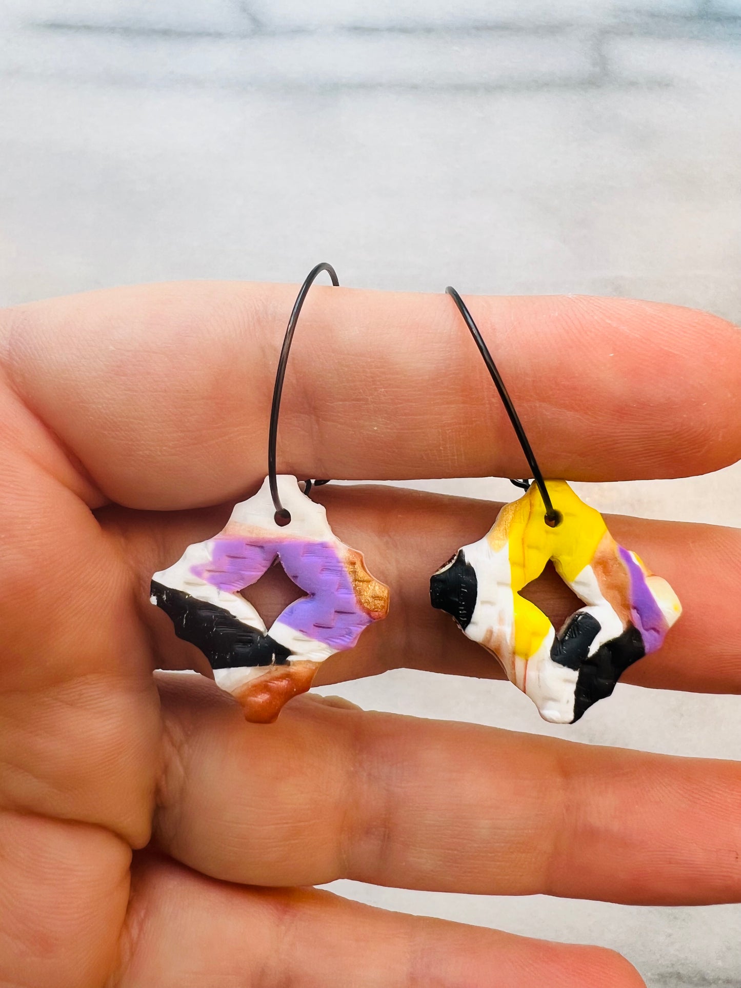 Moroccan Electric Spring Hoops