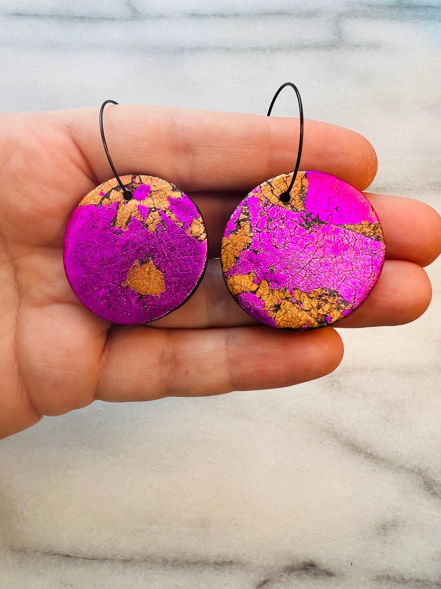 Fuchsia Flash - Glam Hoops