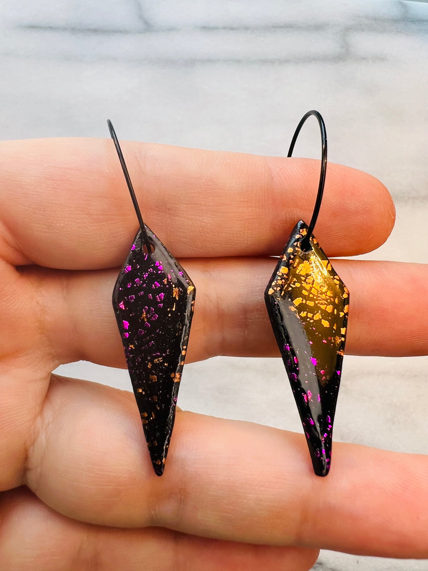 Mirror Voltage - Diamond Hoops