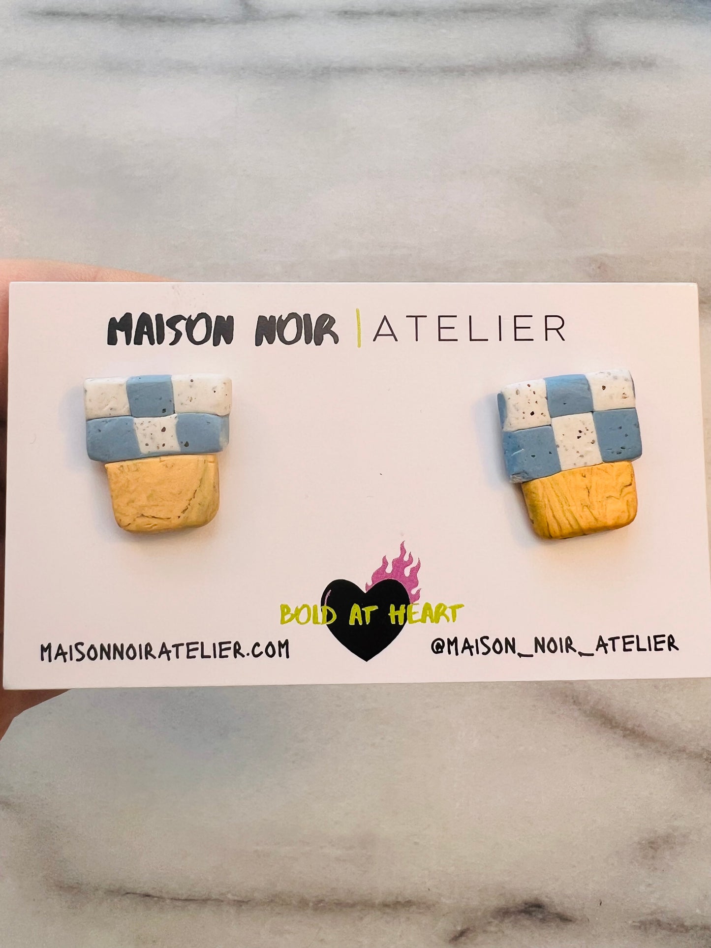 Checkmate - Ska Mushroom Studs