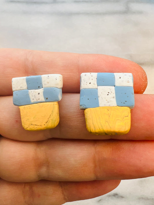 Checkmate - Ska Mushroom Studs