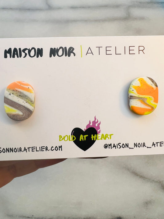 Citrus Core - Oval Studs