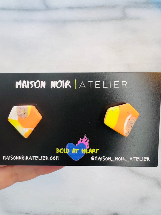 Citrus Core - Diamond Studs