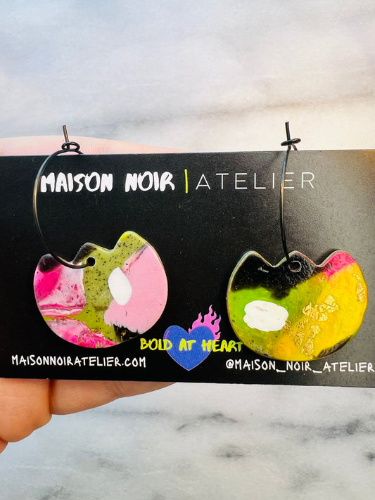 Electric Flora - Tulip Hoops