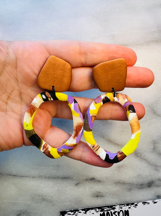 Graphic Flora - Hoop Drops