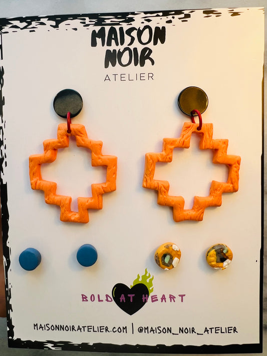 Vivid Triple Play - Hoop & Stud Pack