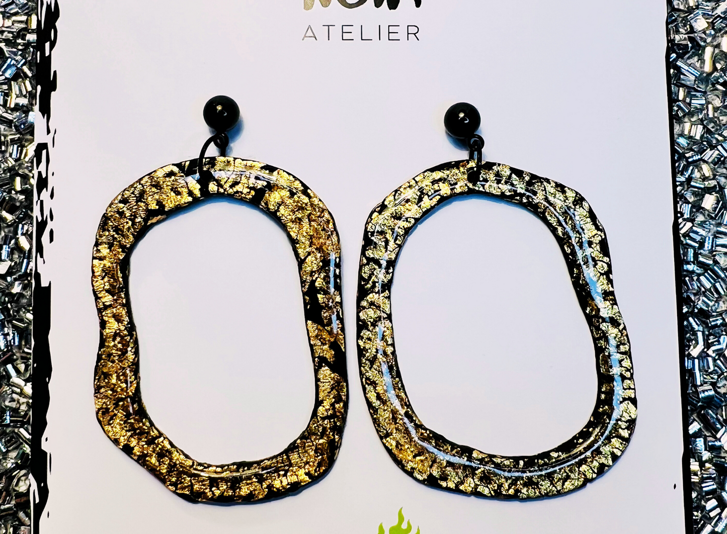 Liquid Gold - Drop Hoops