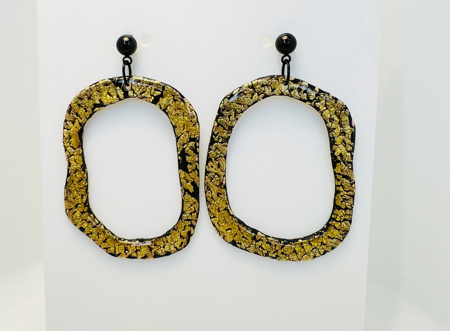Liquid Gold - Drop Hoops