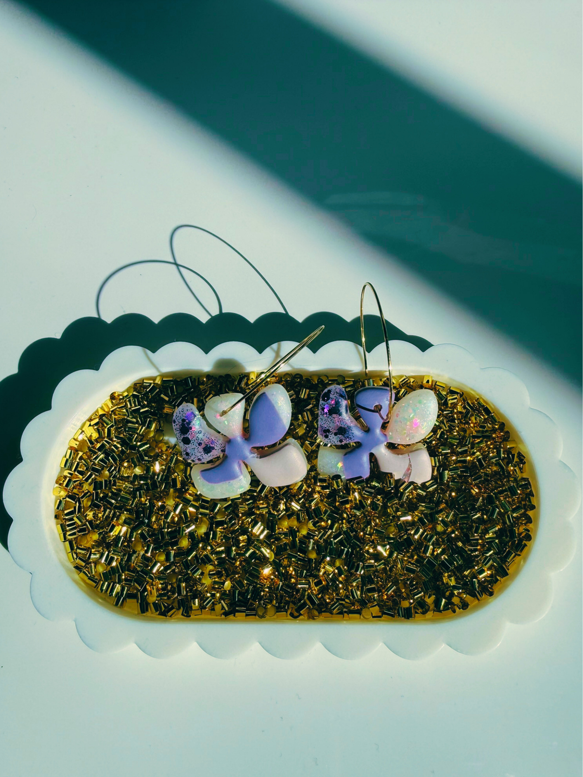 Frosted Flora Hoops
