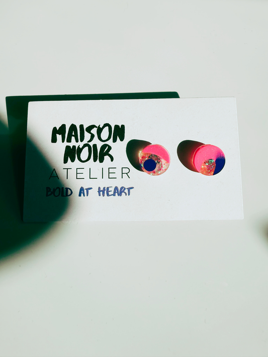 Neon Dusk Small Studs