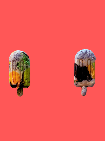 Sweet Surge - Marble Apricot Popsicle Studs