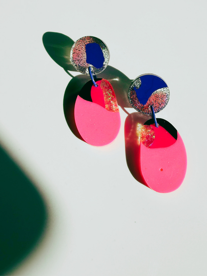 Pink Surge Dangles
