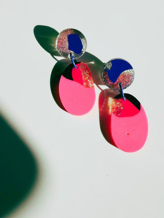 Pink Surge Dangles