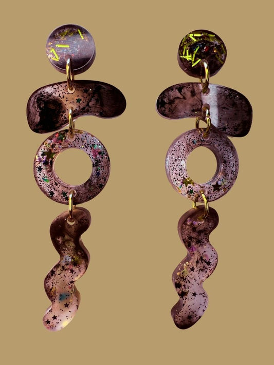 Gilded Eclipse Dangles