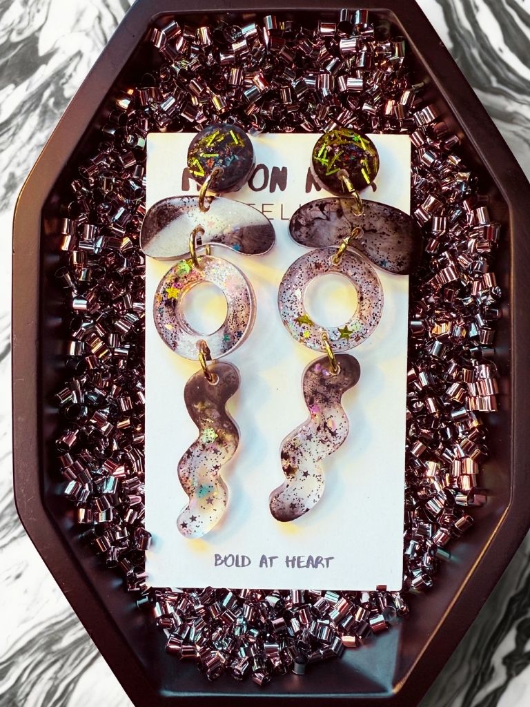 Gilded Eclipse Dangles