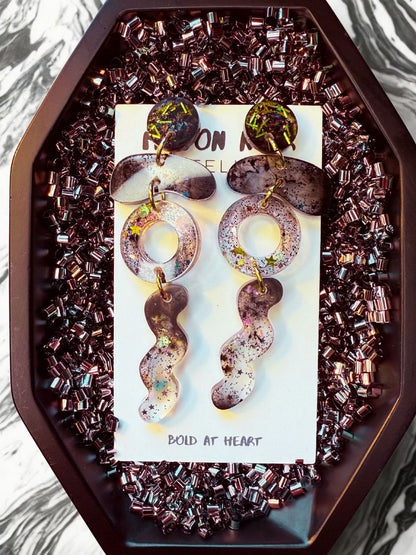 Gilded Eclipse Dangles