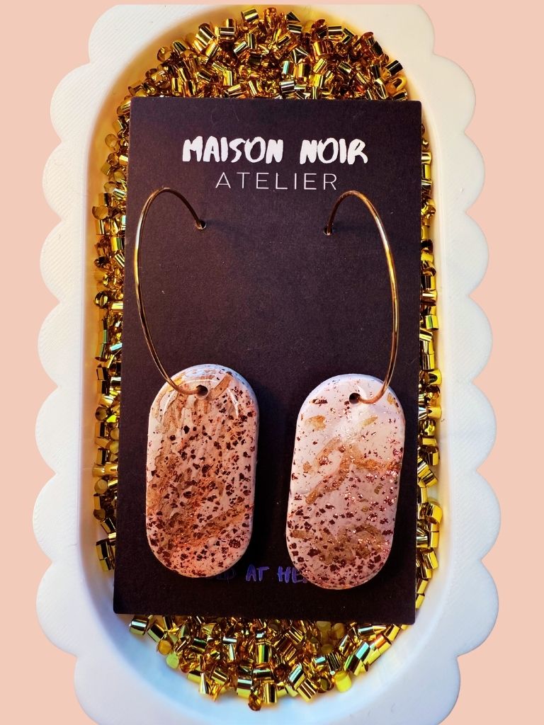 Blush Glow - Capsule Hoops