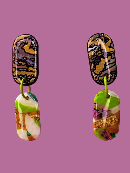 Fractured Gold Dangles