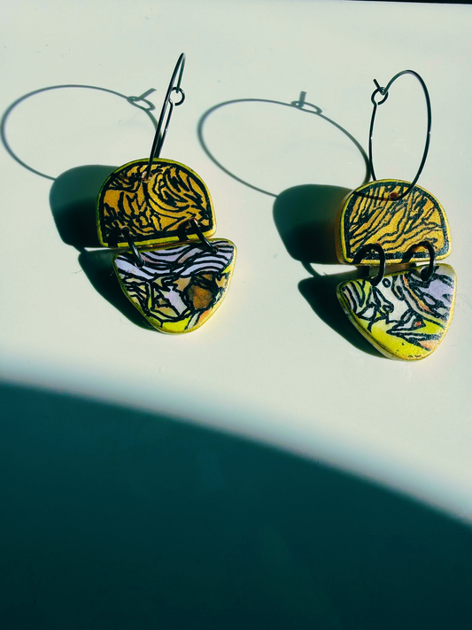 Spring Sketch Hoops