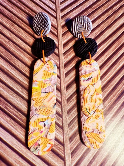 Earth & Shadow Dangles