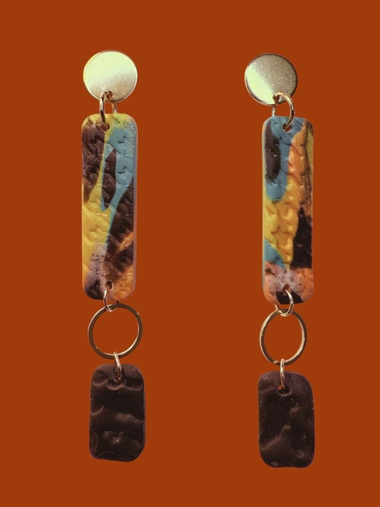 Avant-Garde Houndstooth Dangles