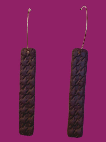 Houndstooth Edge Hoops