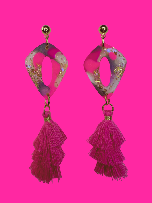 Rose Cascade Dangles